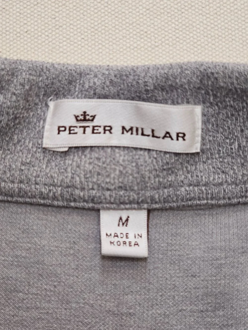 Peter Millar Tri Blend Melange Quarter-Zip M